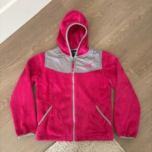 Girl’s North Face Oso Hooded fleece Sweater Medium